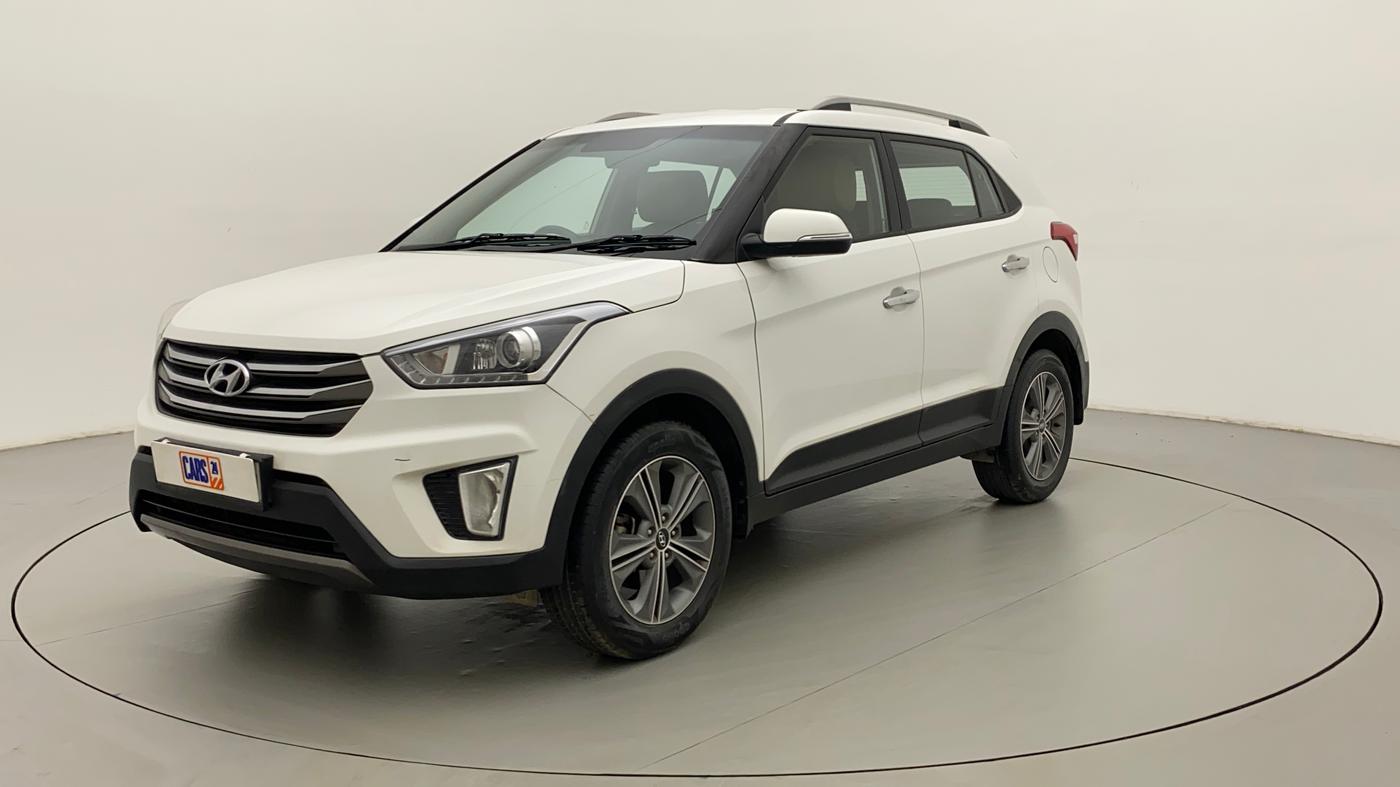 2017 Hyundai Creta SX PLUS AT 1.6 PETROL, Petrol, Automatic, 95,507 km, Left Front Diagonal