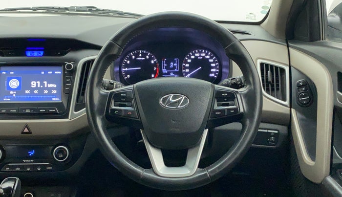 2017 Hyundai Creta SX PLUS AT 1.6 PETROL, Petrol, Automatic, 95,507 km, Steering Wheel Close Up