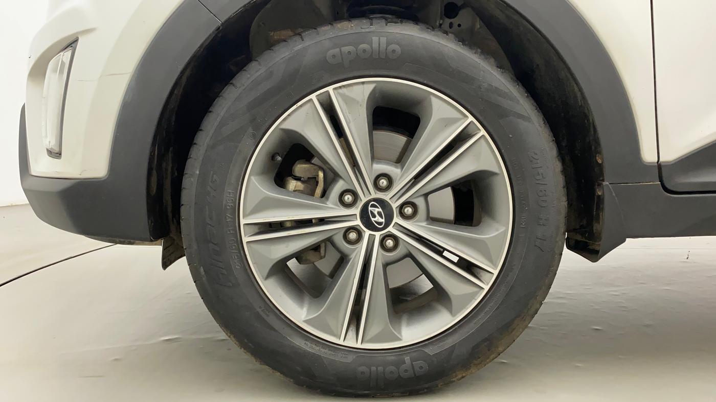 2017 Hyundai Creta SX PLUS AT 1.6 PETROL, Petrol, Automatic, 95,507 km, Left Front Wheel