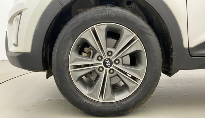 2017 Hyundai Creta SX PLUS AT 1.6 PETROL, Petrol, Automatic, 95,507 km, Left Front Wheel