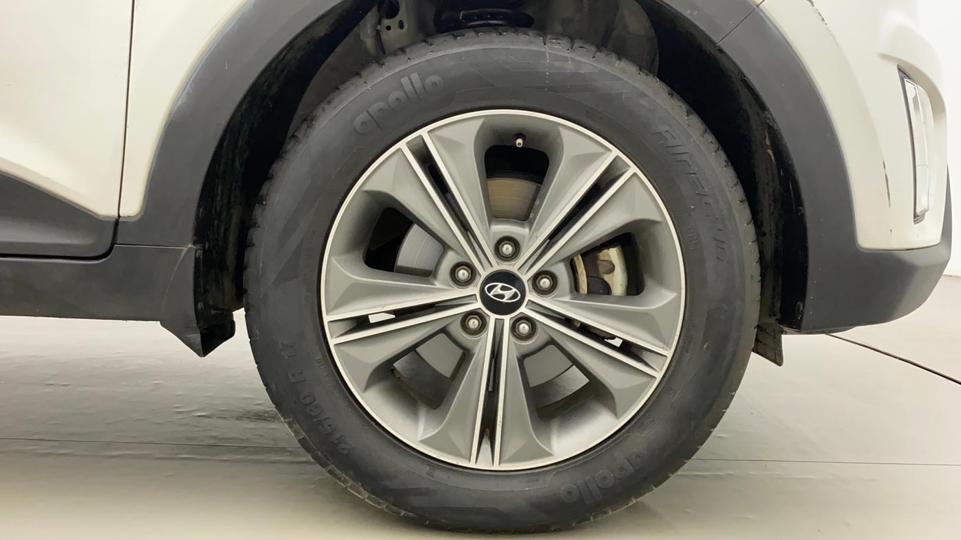 2017 Hyundai Creta SX PLUS AT 1.6 PETROL, Petrol, Automatic, 95,507 km, Right Front Wheel