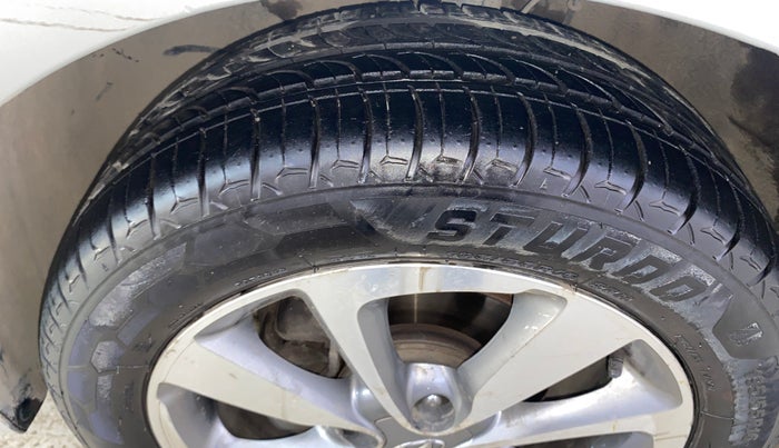 2017 Hyundai Elite i20 ASTA 1.4 CRDI (O), Diesel, Manual, 63,034 km, Left Front Tyre Tread