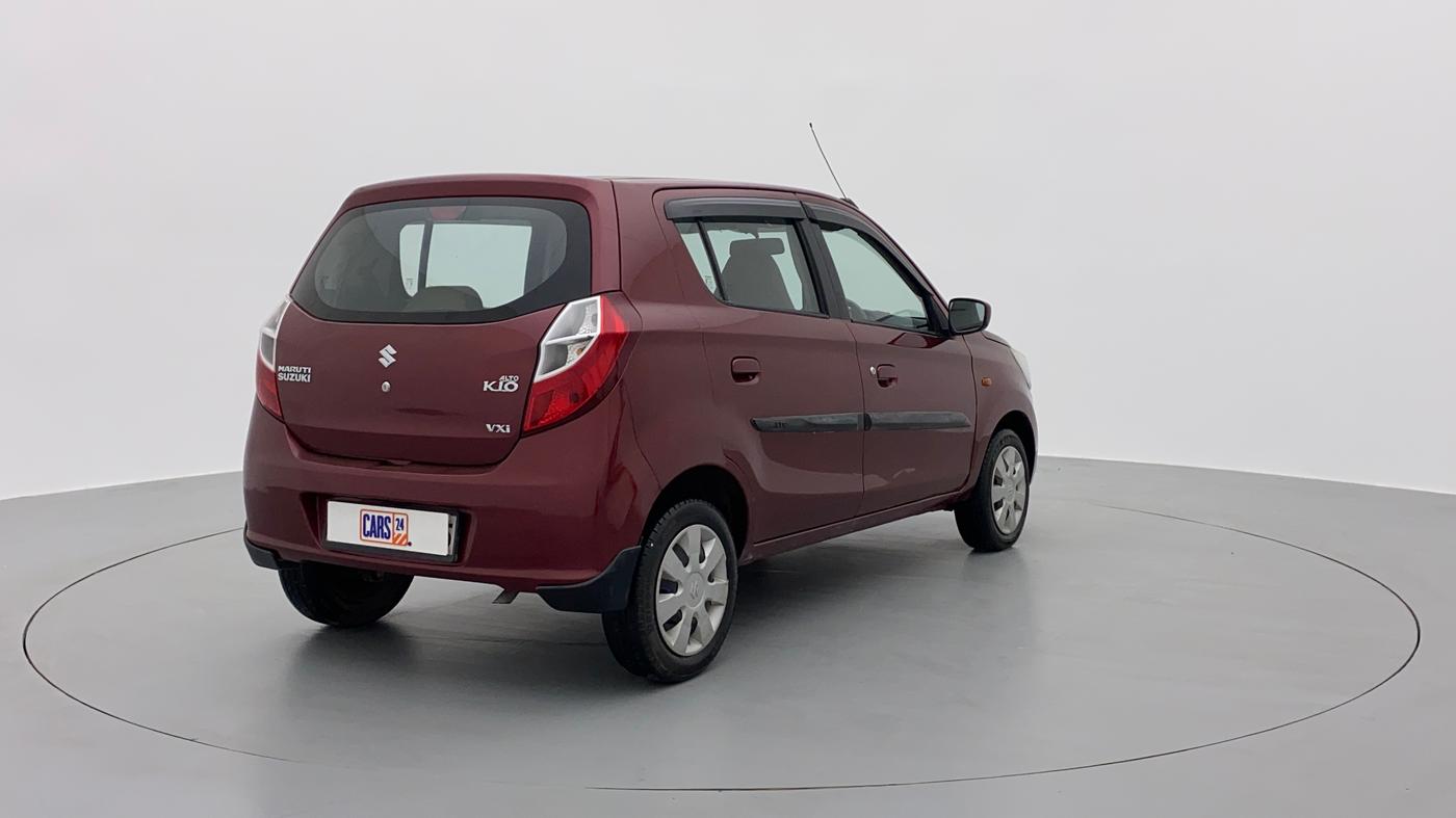 2018 Maruti Alto K10 VXI P, Petrol, Manual, 80,090 km, Right Back Diagonal