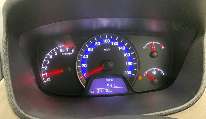 2015 Hyundai Xcent SX 1.2, Petrol, Manual, 34,161 km, Odometer Image