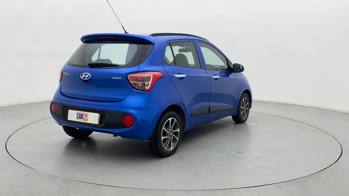 2018 Hyundai Grand i10 ASTA 1.2 KAPPA VTVT, Petrol, Manual, 33,119 km, Right Back Diagonal