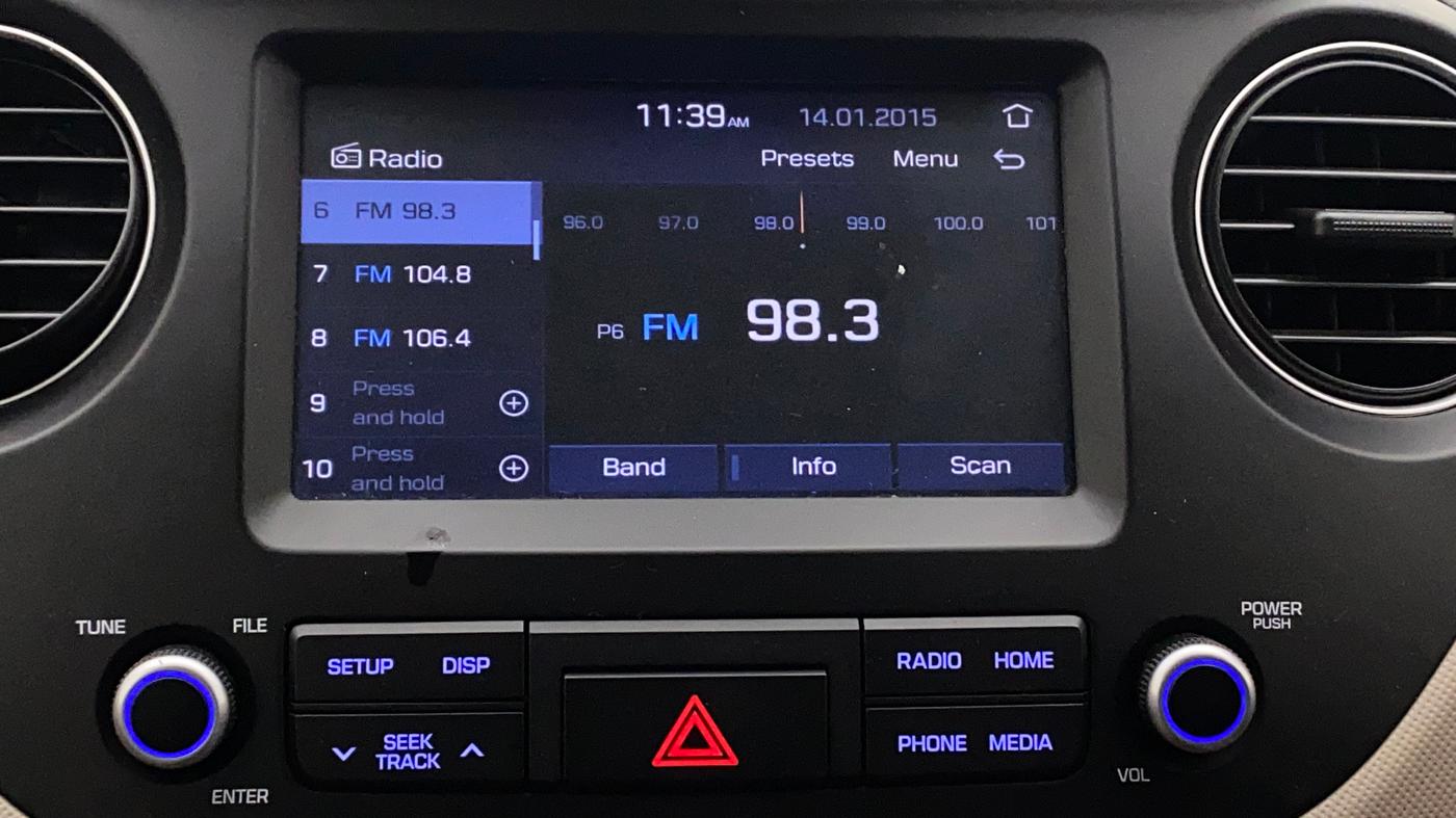 2018 Hyundai Grand i10 ASTA 1.2 KAPPA VTVT, Petrol, Manual, 33,119 km, Infotainment System