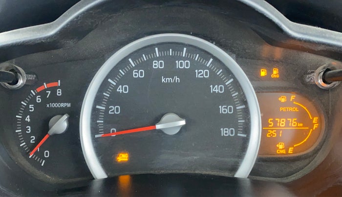 2021 Maruti Celerio VXI CNG D, CNG, Manual, 57,940 km, Odometer Image
