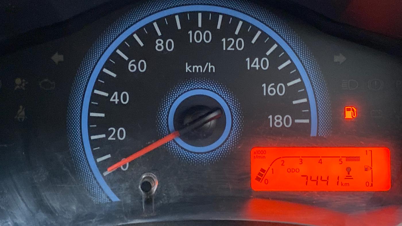 2019 Datsun Redi Go S 1.0, Petrol, Manual, 7,655 km, Odometer Image