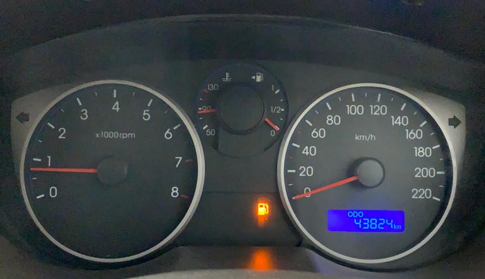 2011 Hyundai i20 SPORTZ (O) 1.2, Petrol, Manual, 43,824 km, Odometer Image