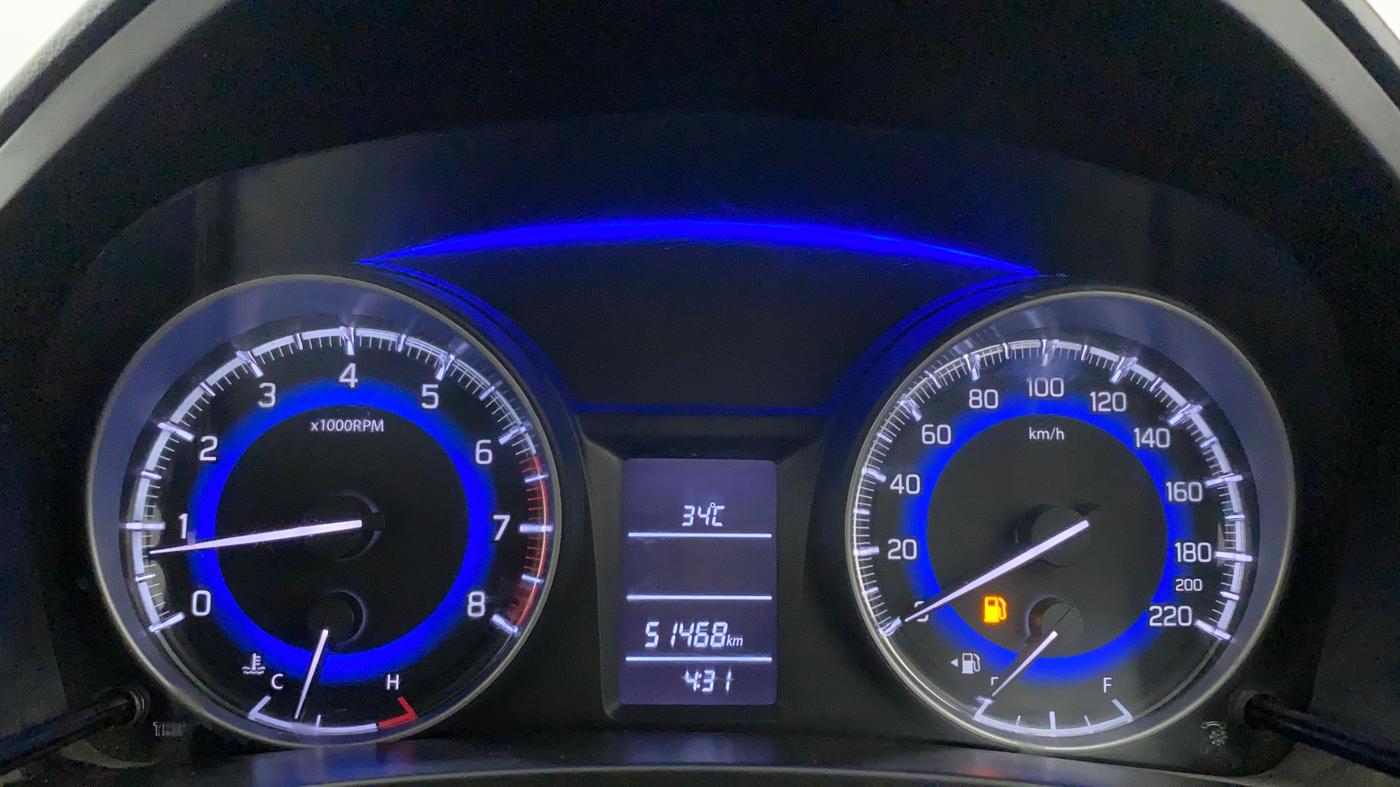 2016 Maruti Baleno DELTA PETROL 1.2, Petrol, Manual, 51,468 km, Odometer Image