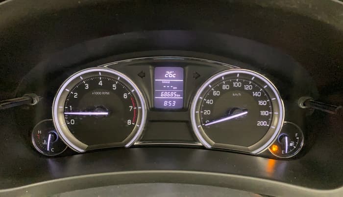 2017 Maruti Ciaz ALPHA 1.4 PETROL, Petrol, Manual, 68,757 km, Odometer Image