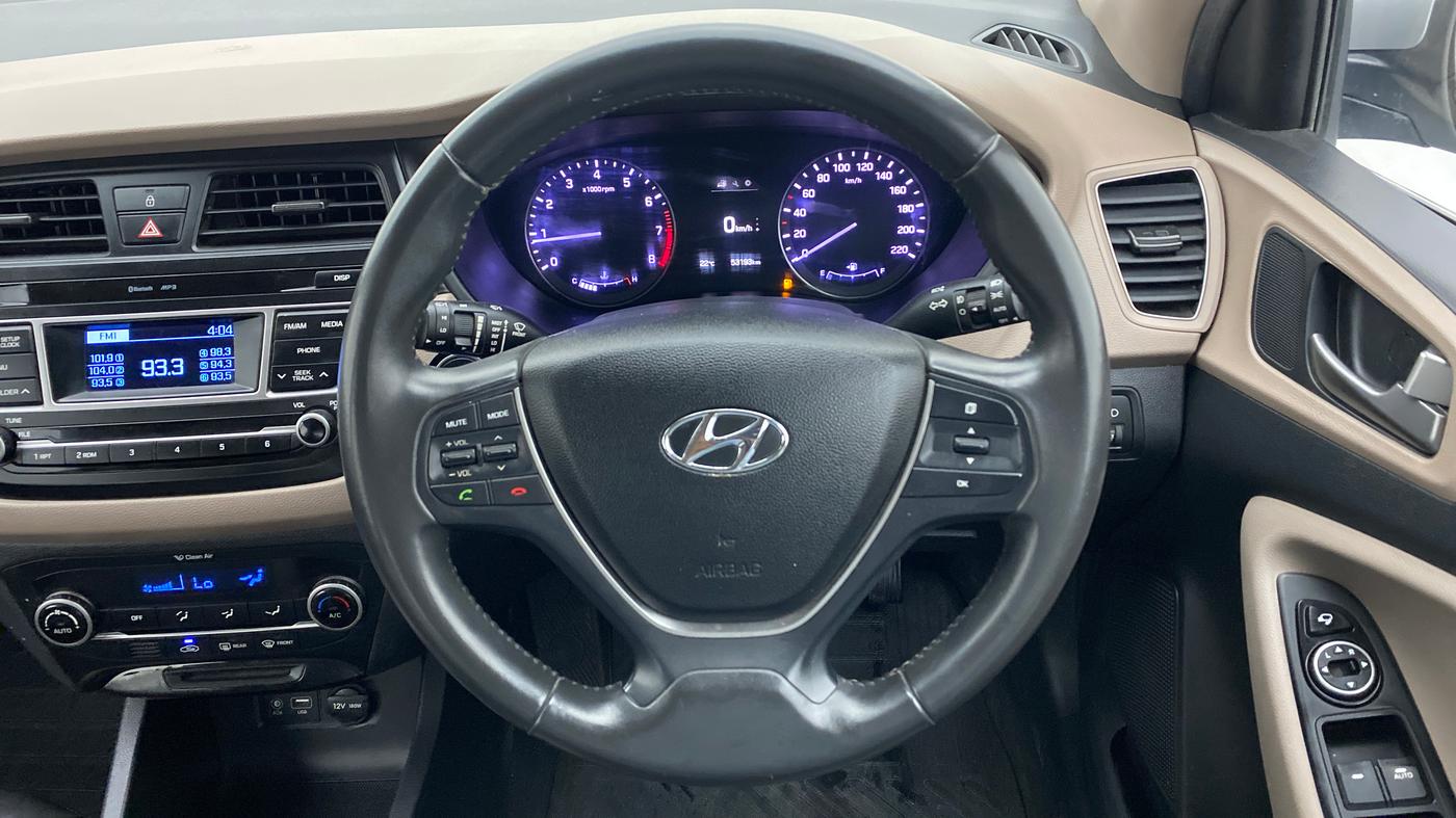 2016 Hyundai Elite i20 ASTA 1.2, Petrol, Manual, 53,193 km, Steering Wheel Close Up