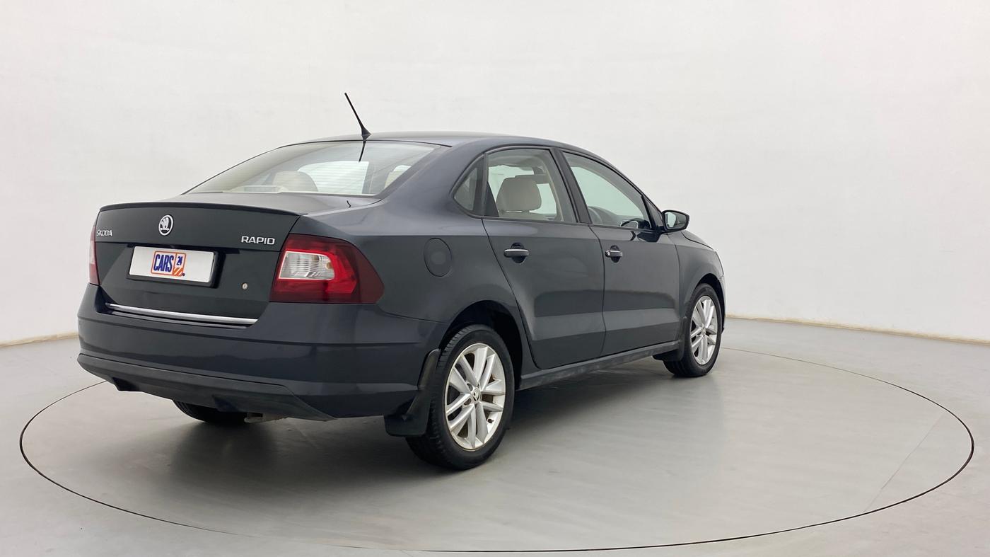 2018 Skoda Rapid STYLE 1.5 TDI AT, Diesel, Automatic, 71,875 km, Right Back Diagonal