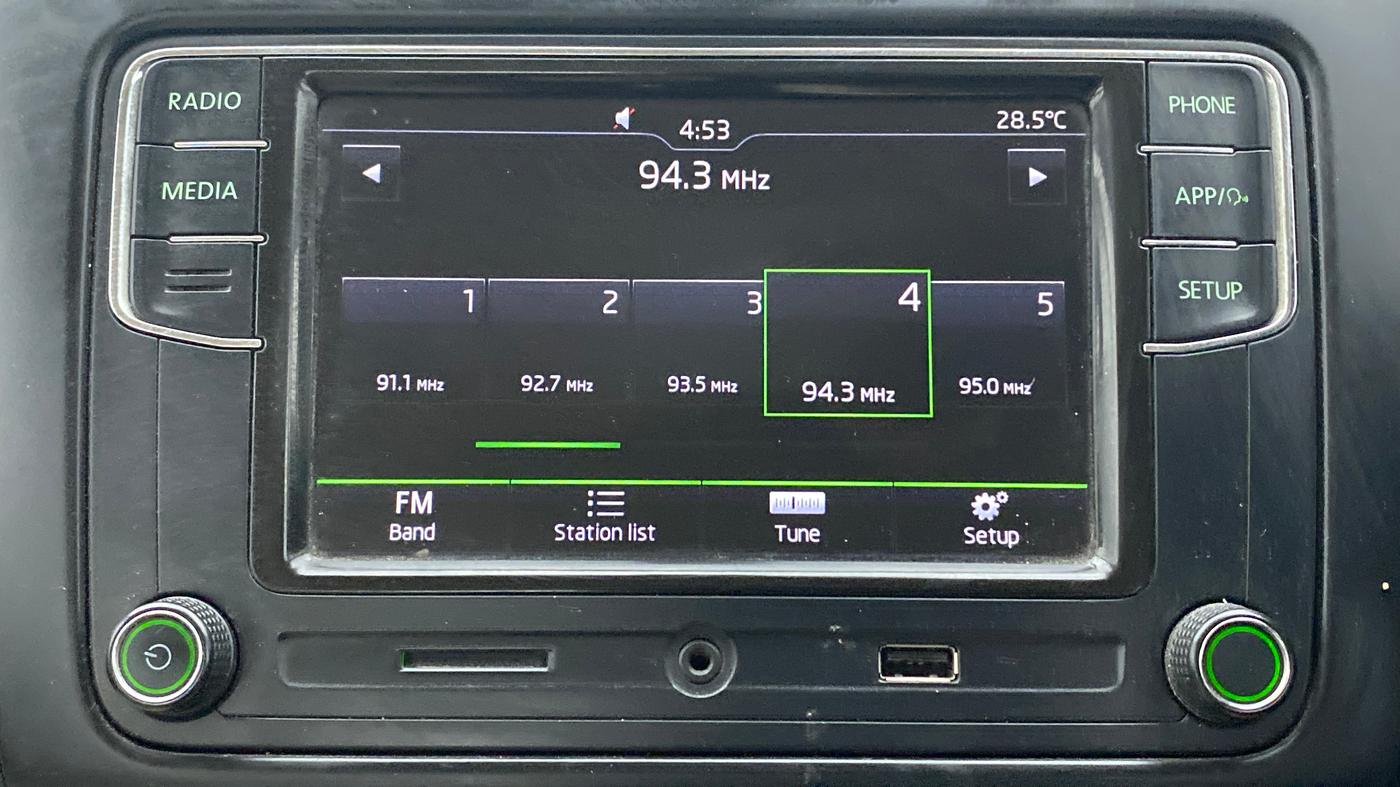 2018 Skoda Rapid STYLE 1.5 TDI AT, Diesel, Automatic, 71,875 km, Infotainment System