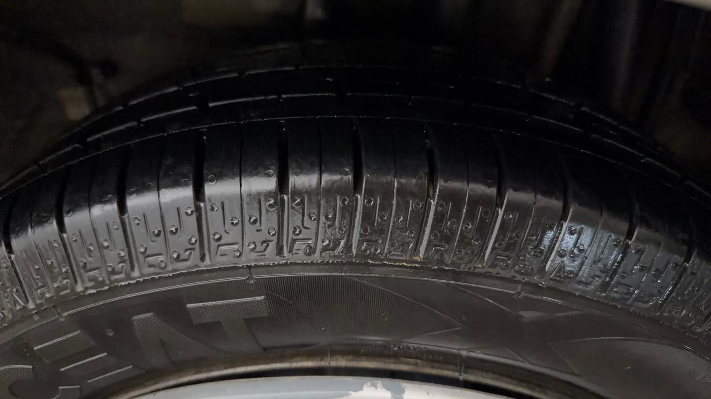 2019 Tata Tiago XT PETROL, CNG, Manual, 89,491 km, Left Rear Tyre Tread