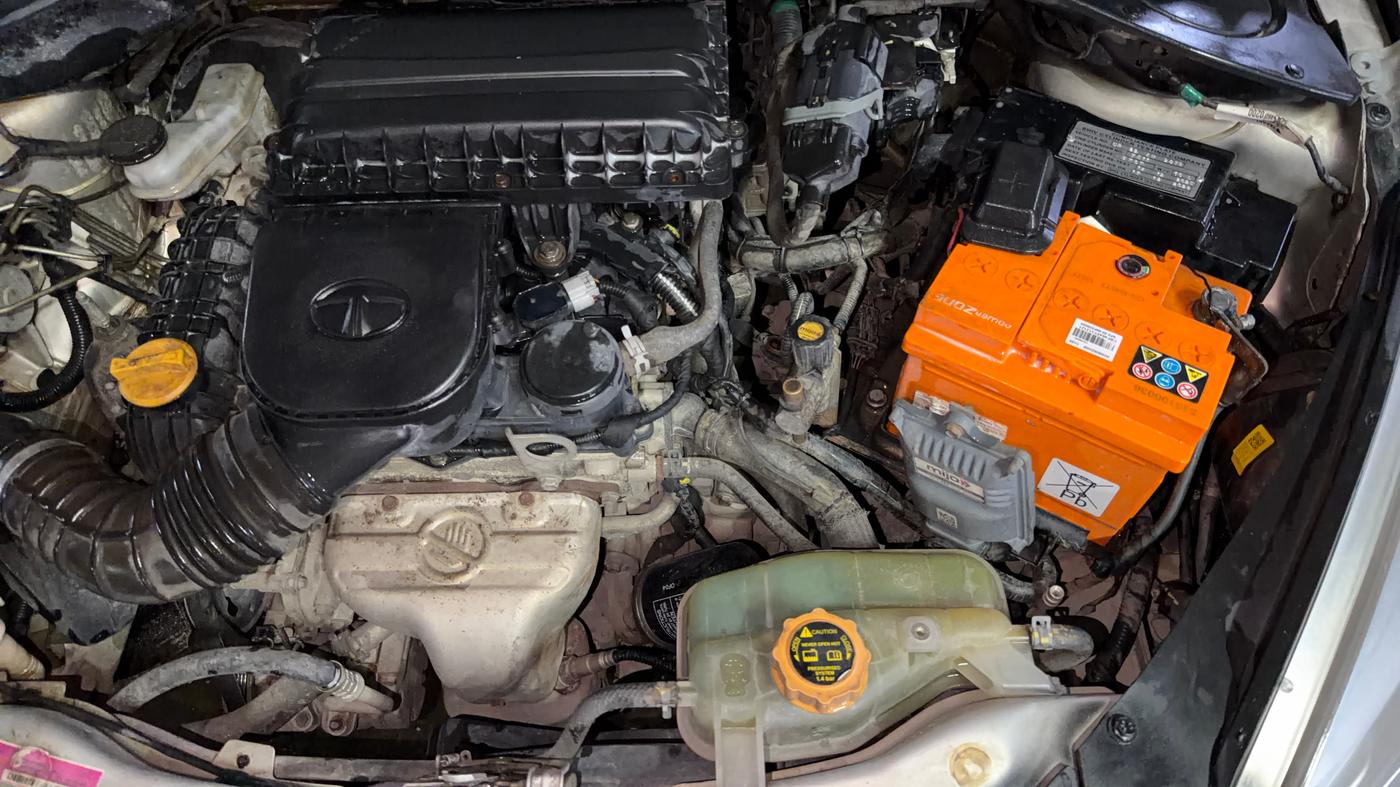 2019 Tata Tiago XT PETROL, CNG, Manual, 89,491 km, Engine View - Left