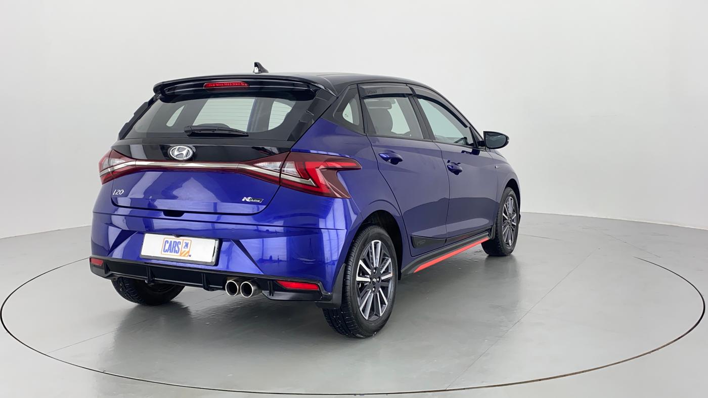 2022 Hyundai NEW I20 N LINE N8 1.0 TURBO GDI DCT DUAL TONE, Petrol, Automatic, 10,843 km, Right Back Diagonal