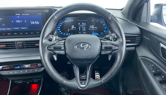 2022 Hyundai NEW I20 N LINE N8 1.0 TURBO GDI DCT DUAL TONE, Petrol, Automatic, 10,843 km, Steering Wheel Close Up
