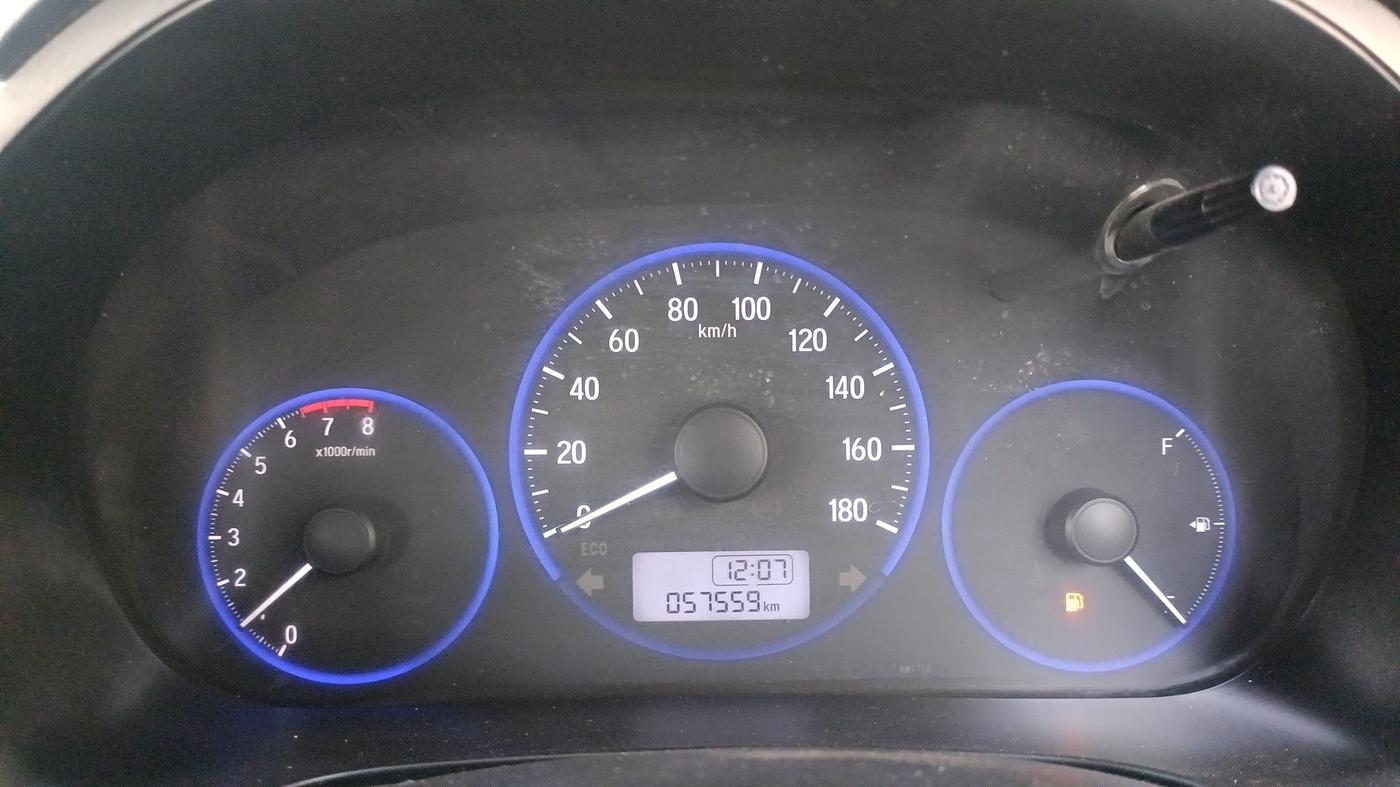 2017 Honda Brio VX MT, Petrol, Manual, 57,511 km, Odometer Image