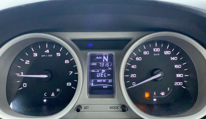 2017 Tata Tiago XZA 1.2 REVOTRON, Petrol, Automatic, 73,416 km, Odometer Image