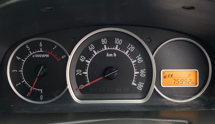 2014 Maruti Alto K10 VXI, Petrol, Manual, 75,907 km, Odometer Image
