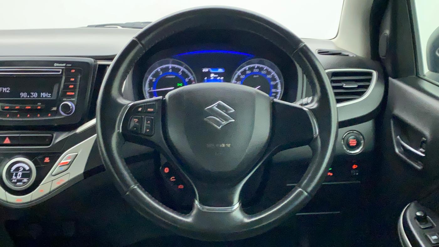 2017 Maruti Baleno ZETA PETROL 1.2, Petrol, Manual, 75,431 km, Steering Wheel Close Up