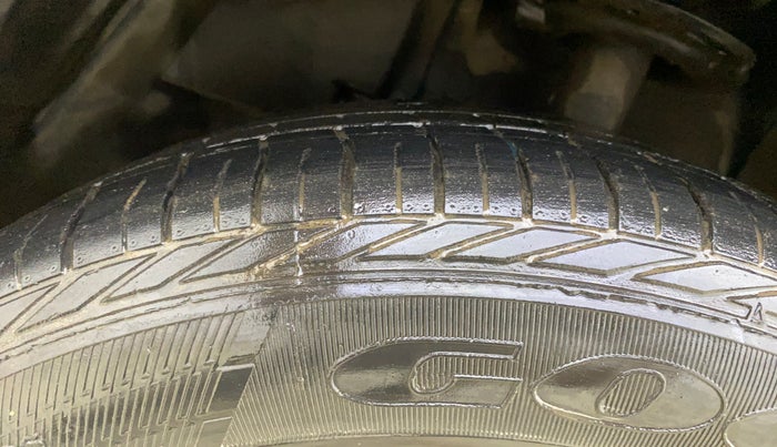 2018 Tata NEXON XZA PLUS PETROL, Petrol, Automatic, 39,739 km, Left Front Tyre Tread