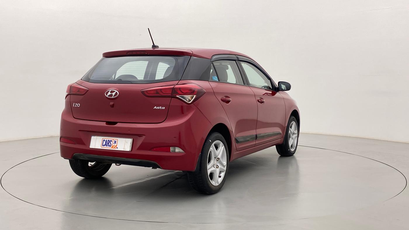 2017 Hyundai Elite i20 ASTA 1.2, Petrol, Manual, 24,376 km, Right Back Diagonal
