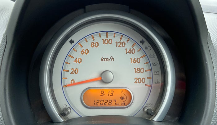 2009 Maruti Ritz VXI, Petrol, Manual, 1,21,194 km, Odometer Image