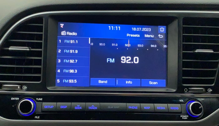 2018 Hyundai New Elantra 2.0 SX(O) AT PETROL, Petrol, Automatic, 67,635 km, Infotainment System