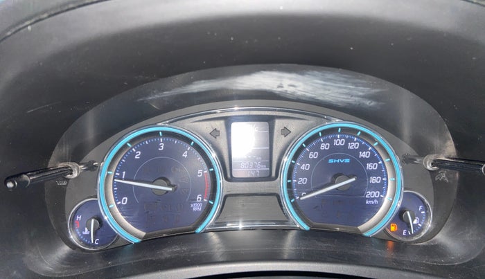 2016 Maruti Ciaz ZDI+ SHVS RS, Diesel, Manual, 80,366 km, Odometer Image