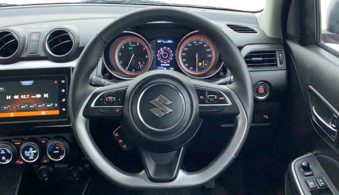 2022 Maruti Swift ZXI PLUS DUAL TONE, Petrol, Manual, 7,066 km, Steering Wheel Close Up