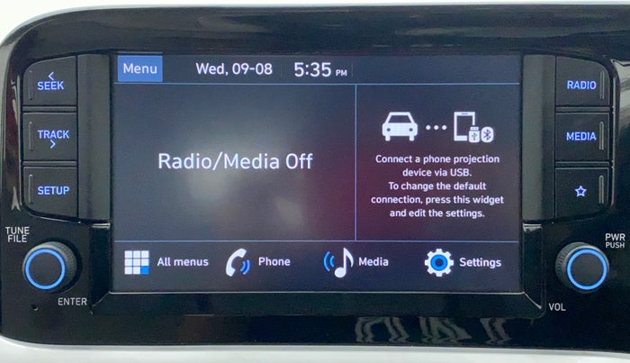 2023 Hyundai GRAND I10 NIOS SPORTZ 1.2 KAPPA VTVT, Petrol, Manual, 1,987 km, Infotainment System