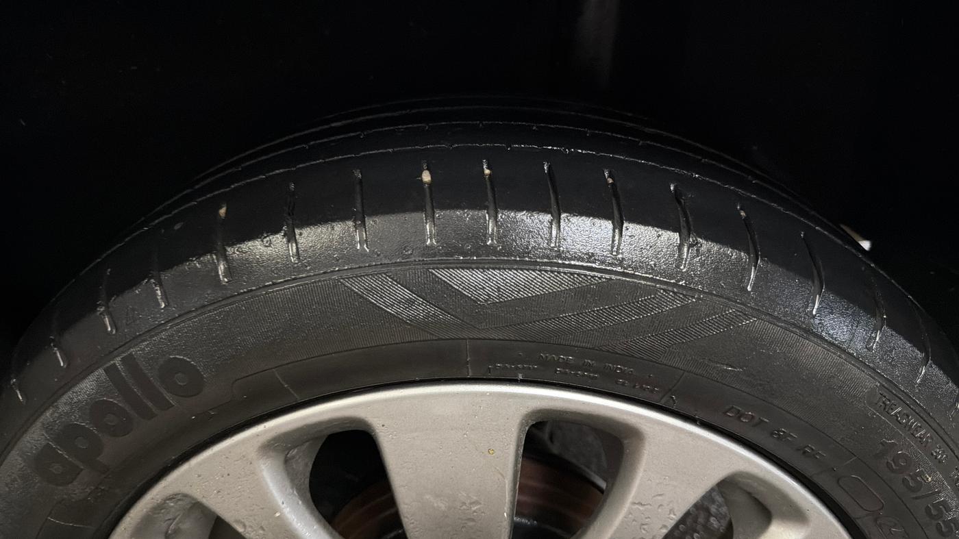 2018 Maruti Baleno ALPHA CVT PETROL 1.2, Petrol, Automatic, 55,046 km, Left Rear Tyre Tread