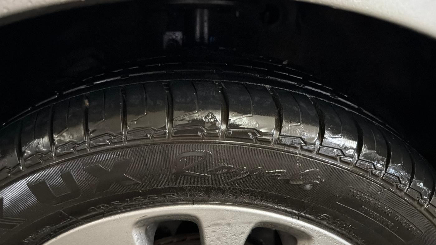 2018 Maruti Baleno ALPHA CVT PETROL 1.2, Petrol, Automatic, 55,046 km, Left Front Tyre Tread