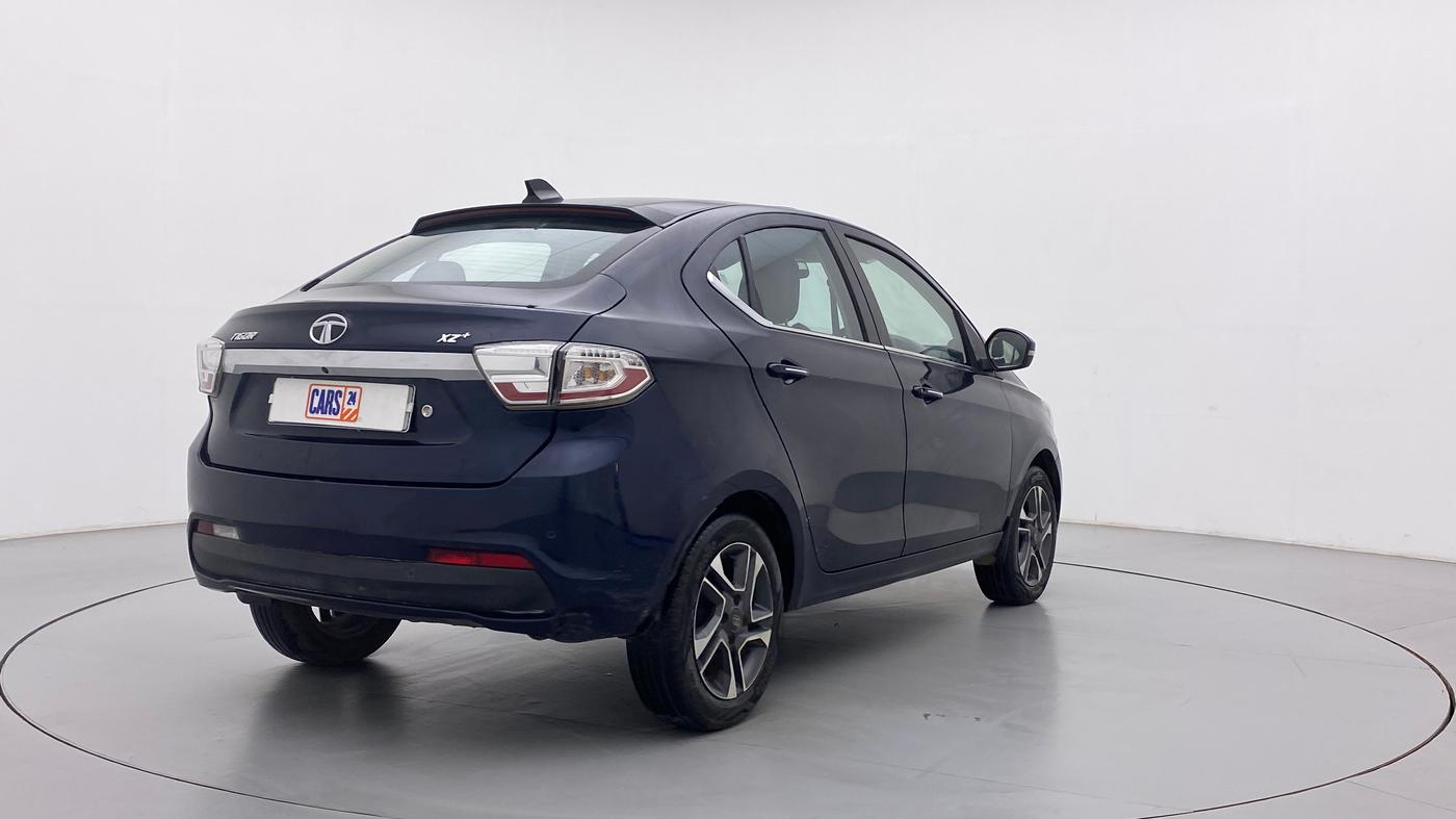 2019 Tata TIGOR XZ PLUS PETROL, CNG, Manual, 88,143 km, Right Back Diagonal
