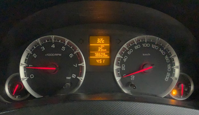 2014 Maruti Swift Dzire ZXI, Petrol, Manual, 78,898 km, Odometer Image