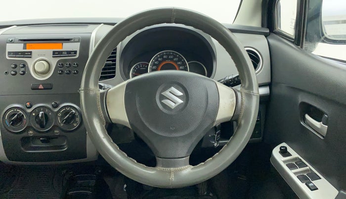 2011 Maruti Wagon R 1.0 VXI, Petrol, Manual, 60,076 km, Steering Wheel Close Up
