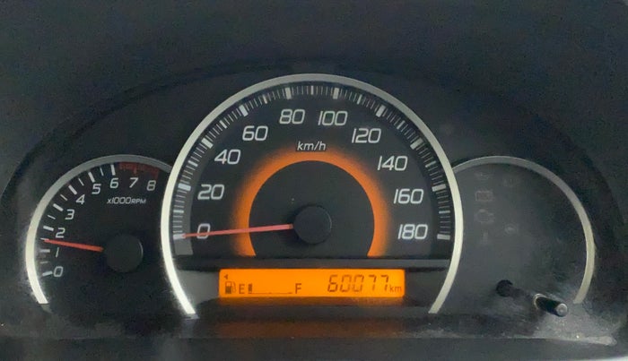 2011 Maruti Wagon R 1.0 VXI, Petrol, Manual, 60,076 km, Odometer Image