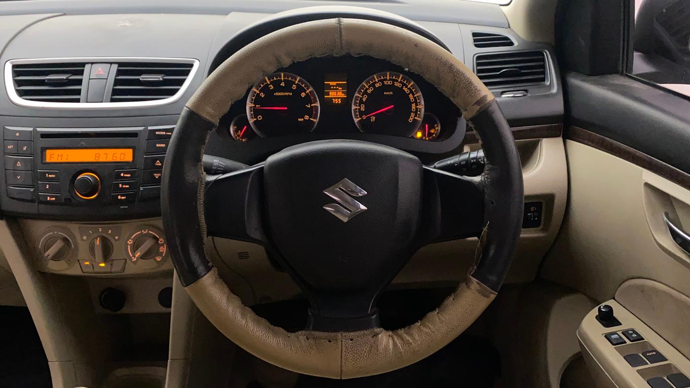2015 Maruti Swift Dzire VXI, Petrol, Manual, 98,781 km, Steering Wheel Close Up