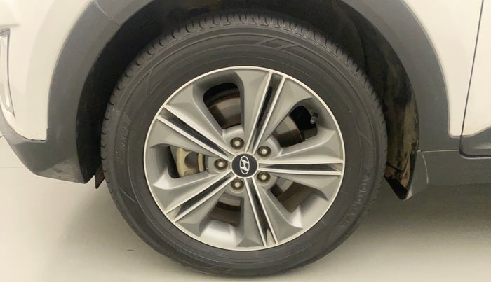 2017 Hyundai Creta SX PLUS AT 1.6 DIESEL, Diesel, Automatic, 80,070 km, Left Front Wheel