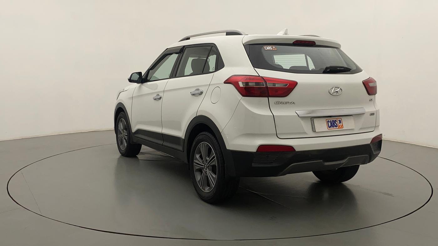 2017 Hyundai Creta SX PLUS AT 1.6 DIESEL, Diesel, Automatic, 80,070 km, Left Back Diagonal