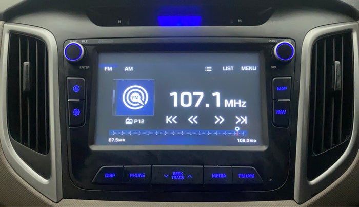 2017 Hyundai Creta SX PLUS AT 1.6 DIESEL, Diesel, Automatic, 80,070 km, Infotainment System
