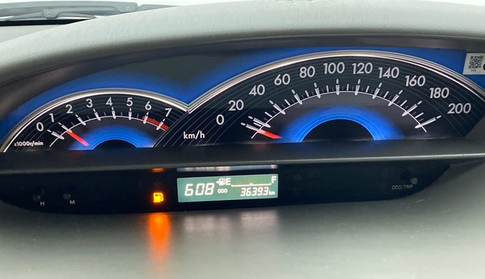 2016 Toyota Etios Liva V  LIMITED, Petrol, Manual, 36,589 km, Odometer Image