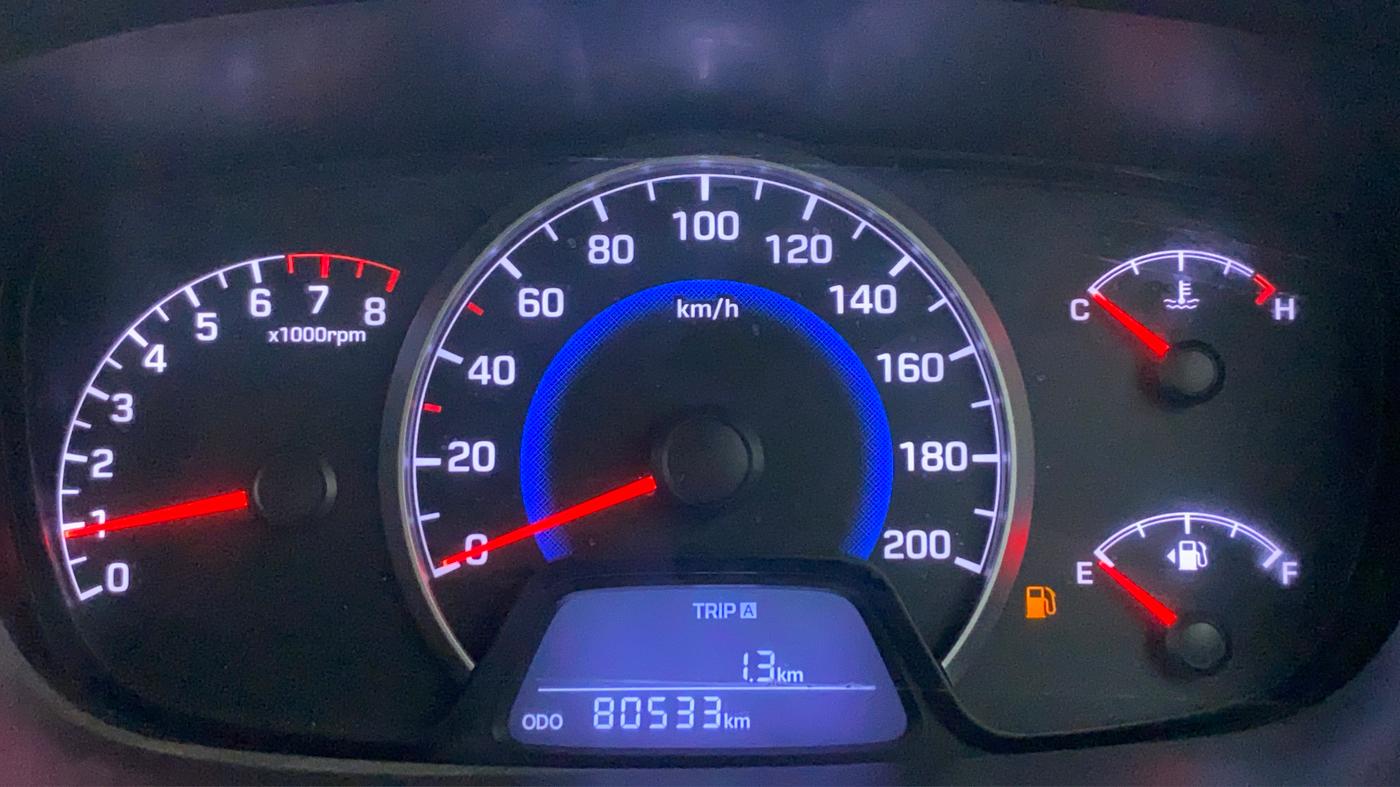 2015 Hyundai Grand i10 MAGNA 1.2 KAPPA VTVT, Petrol, Manual, 80,625 km, Odometer Image