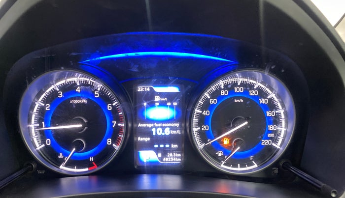 2018 Maruti Baleno ALPHA CVT PETROL 1.2, Petrol, Automatic, 49,217 km, Odometer Image