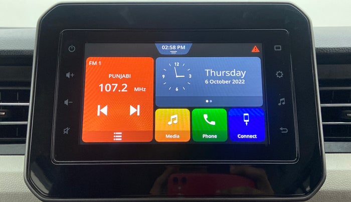 2021 Maruti IGNIS ALPHA 1.2 K12 AMT, Petrol, Automatic, 10,005 km, Infotainment System