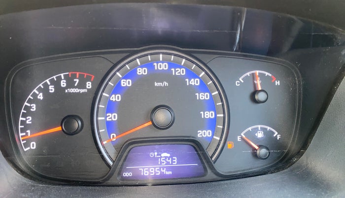 2014 Hyundai Xcent S 1.2, Petrol, Manual, 76,933 km, Odometer Image