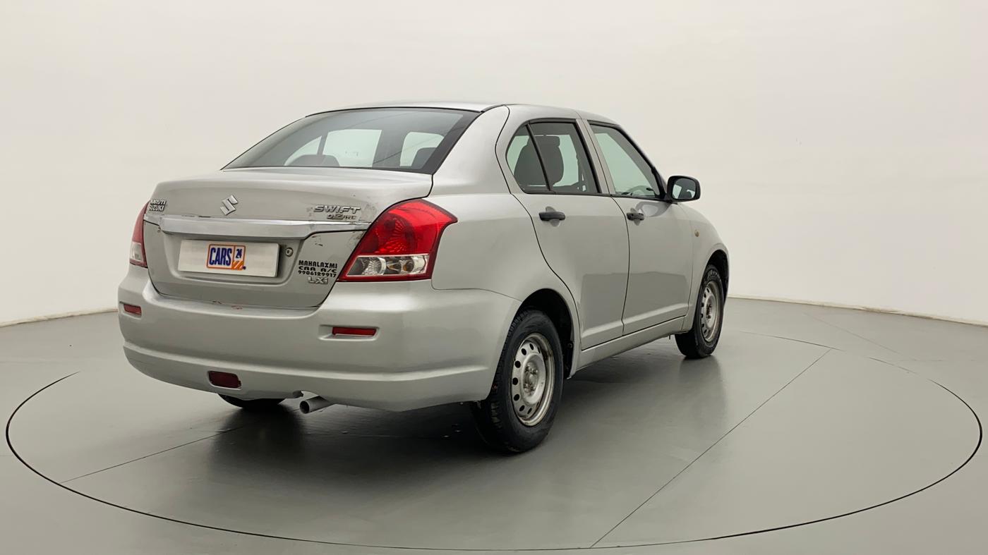 2011 Maruti Swift Dzire LXI, Petrol, Manual, 72,271 km, Right Back Diagonal