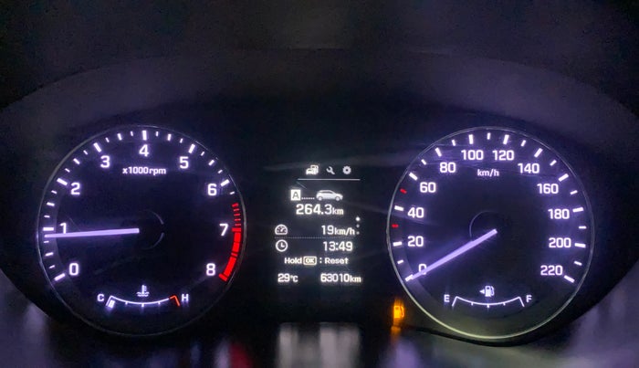2017 Hyundai Elite i20 ASTA 1.2 (O), Petrol, Manual, 63,001 km, Odometer Image